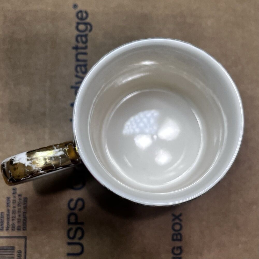 Rifle Paper Co x Anthropologie Monogram Floral Mug Letter A - Picture 10 of 12
